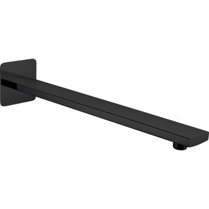 Suporte oval de parede preto fosco em aço e latão