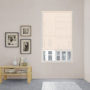 Estore de rolo easy fix screen abertura 10%  beige 55 x 190cm
