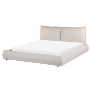 Cama bombazine vinay 160 x 200 cm creme claro