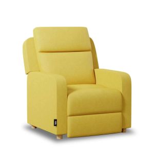 Nalui poltrona reclinável one fabric amarelo