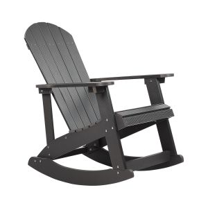 Cadeira de baloiço para jardim adirondack cinzento escuro