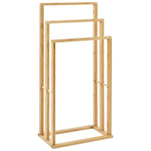 Suporte para toalha tupelo bambu castanho claro