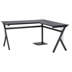 Secretária de pc 155 x 130 x 76 cm mdf e metal Homcom