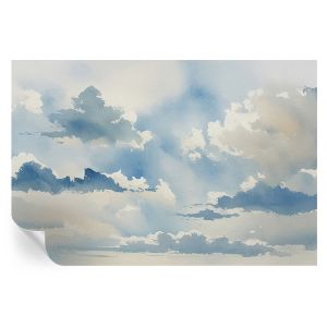 Papel de parede adesivo nuvens celestiais 104x152 tulup