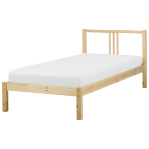 Cama madeira de pinho vannes 90 x 200 cm castanho claro