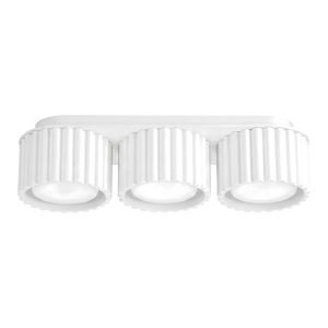 Plafons aura 3 branco alumínio 32.5x8x10cm