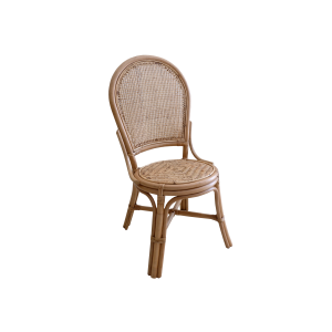 Cadeira natural ratán para sala de jantar chillvert parma 46x50x97 cm