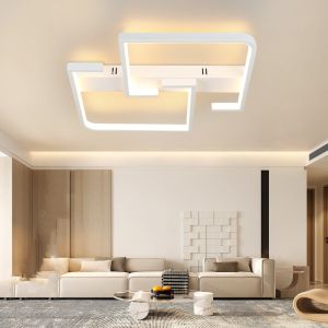 Nettlife LED luz de teto  regulável com controle remoto lâmpada de metal