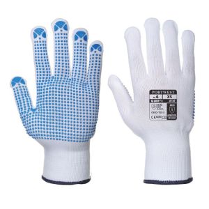 Luvas tricotadas portwest picots PVC a110 - azul