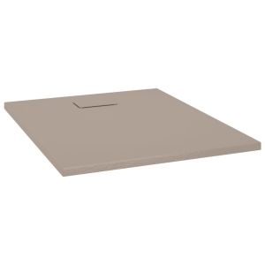Base de chuveiro vidaxl smc marrom 100x80 cm