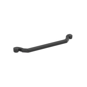 Puxador para móveis, zamac, dist entre furos 160 mm, preto,balagem  25