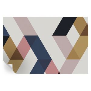 Papel de parede adesivo losangos coloridos 104x152 tulup