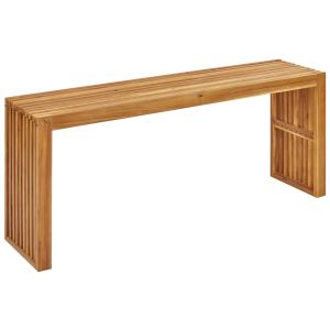 Mesa de centro de jardim bellano 150 cm 35 cm madeira de acácia castanho