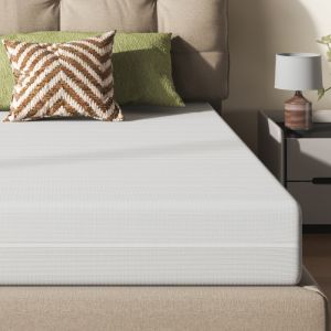 Colchão 160x200 cm ergonómico espuma – branco