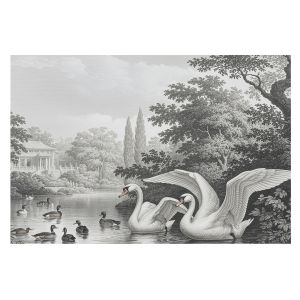 Papel de parede tecido não tecido 250x250 a elegância da natureza tulup