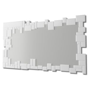 Dekoarte - espelhos decorativos irregular branco|120x70cm