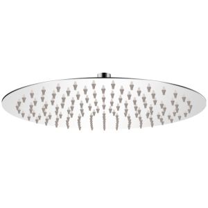 Cabezal de ducha redondo efecto lluvia acero inoxidable 30 cm