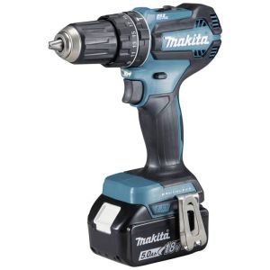 Makita dhp485rtj 2 velocidades - furadeira/parafusadeira de impacto sem fio