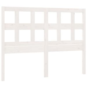 vidaXL cabecero de cama madera maciza de pino blanco 165,5x4x100 cm
