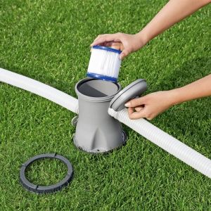 Embale 2 filtros de água Bestway tipo i de ø8x9 cm para 1.249 litros/h