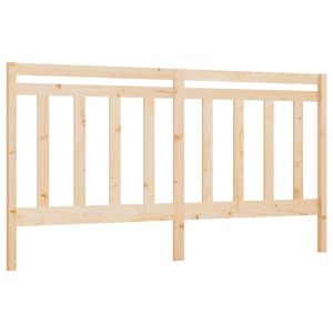 vidaXL cabecero de cama madera maciza de pino 206x4x100 cm