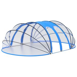 Cúpula oval para piscina 620x410x205 cm