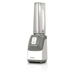 Liquidificador, smoothie,  2 garrafas portáti mpm mbl-22 cinza branco 350w