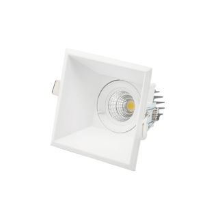 Downlight cob essential 7w sc branco - pacote 10 uni - azabak
