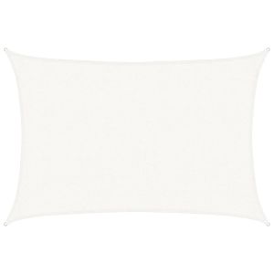 vidaXL toldo de vela hdpe blanco 160 g/m² 2,5x4 m