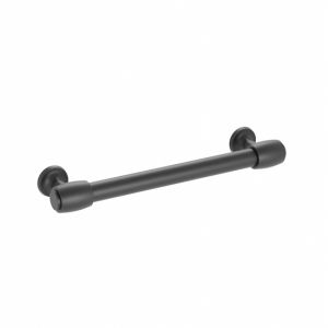 Puxador para móveis, zamac, dist entre furos 160 mm, preto,balagem  25