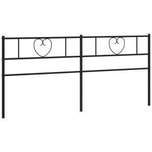 vidaXL cabecero de metal negro 193 cm