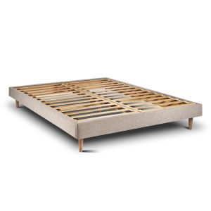 Estrado de molas com ripas 150x200 cm - tecido tela fosca - kit bricolage -