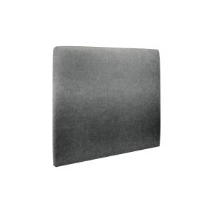 Cabeceira estofada de 200 cm - tecido tela fosca gris antracite - cinzento