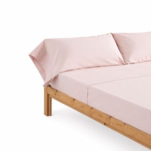 Conjunto de lençóis design rosa cama 180cm (4 peças) donegal collections