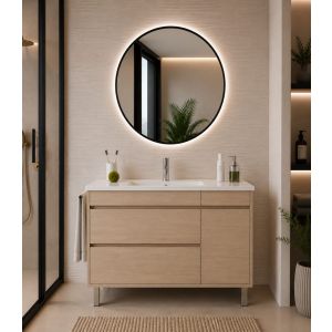 Móvel de banho com lavatório caprera sem espelho 90x40 cm estepa