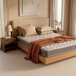 Colchão visco 90x200 royal sleep ceramic 20cm entrega ao domicílio com