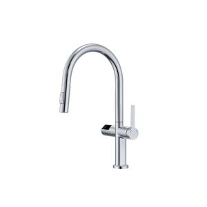 Torneira de cozinha monocomando extraível cromada – série turín