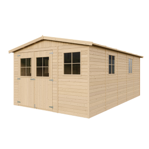Cobertizo de madera - 324x516cm/15m2  - Timbela m337