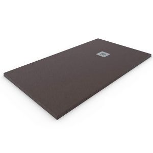 Base de duche em resina extraplano. Castanho chocolate 90x200cm