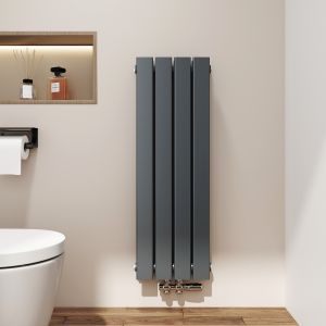 Emke radiador vertical dupla camada antracite, 90x30,4 cm, 446w