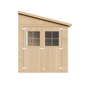 Cobertizo de madera Timbela m340+m340g, 8 m², con suelo, sin pared lateral