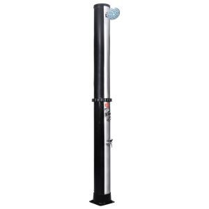 vidaXL chuveiro de jardim solar com chuveiro e torneira 40 l