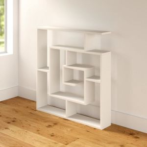 Estante maze. Branca. (altura 129 cm/largura 125 cm/profundidade 32 cm)