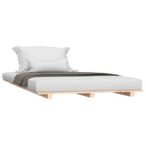vidaXL estructura de cama madera maciza de pino 100x200 cm