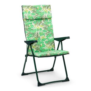 Solenny e cadeira dobrável de jardim acolchoados 62x60x108 cm 5 posiçõ