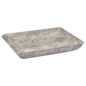 Lavatório 50x35x10 cm mármore cinzento pt6763