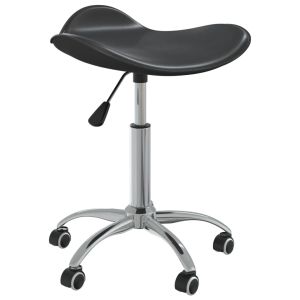 Cadeira de escritório couro artificial preto wf280233