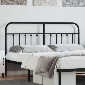 Cabeceira de cama 160 cm metal preto wgo8091