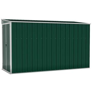 Abrigo suspenso p/ jardim 118x288x178 cm aço galvanizado verde