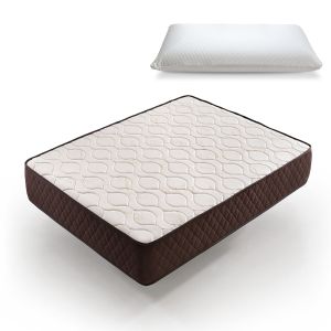 Pack colchão e almofada viscoelástica descansin 130x190